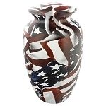 American Flag Cremation Urn- Large