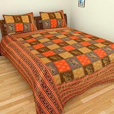 Jaipuri Patola Bed Sheet