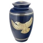 Golden Eagle Brass Cremation Urn