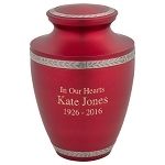 Augusta Red Brass Cremation Urn