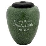 Green Brass Cremation Urn