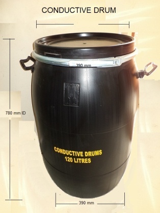 Conductive HDPE Drum