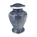 Marbled Blue Cremation Urn