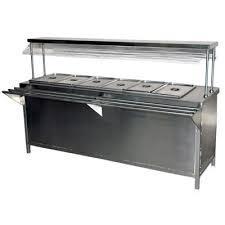 Hot Bain Marie With Sneeze Guard