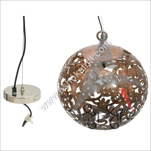 Lamp Pendant Ball Floral See Through