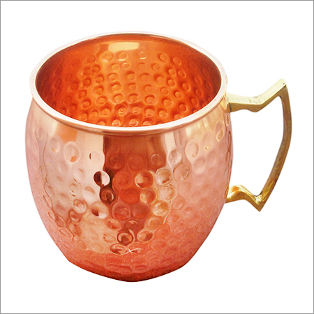 Hammered Copper Beer Mug