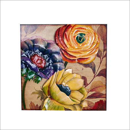 Decorative Wall Hangings - Mixed Media, 10x10 Inches, Multicolor | Attractive Designs, Charismatic Touch, Durable, Easy Mounting, Lightweight, Glossy Finish