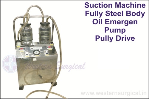 Suction Machine Fully Steel Body Oil Emergen Pump