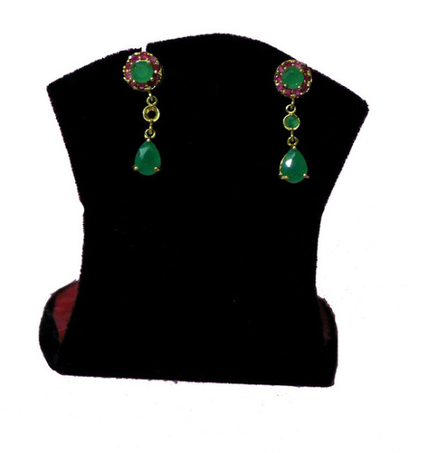 Red & Green Earrings