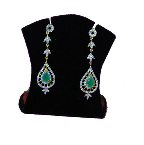 Green Stone Earrings