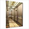Glass Door Lift Cabin - Material: Stainless Steel