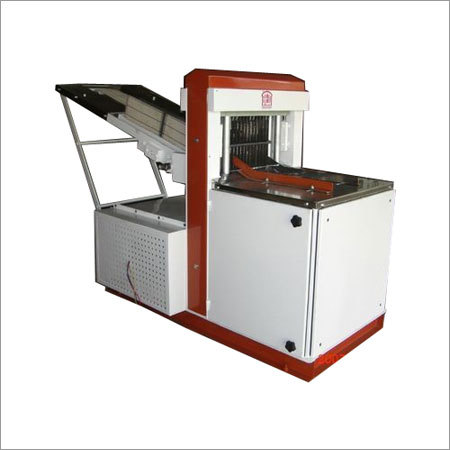 Automatic High Speed Bread Slicer - Stainless Steel Variable Dimensions Red Color | Automatic Operation Durable Design Efficient Slicing Low Maintenance