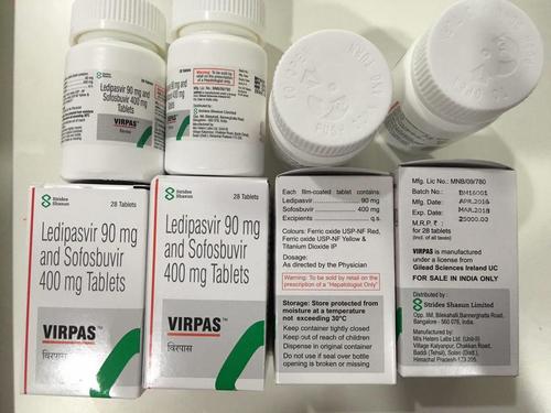 Ledivaspvir 90 mg and Sofosbuvir 400 mg