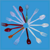 Disposable Plastic Fork Mould - High-density Polyethylene, Variable Dimensions, White, Fda Approved | Durable, Compact, Temperature Resistant, Precise Shaping