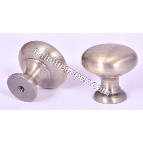 Round Brass Knob Diameter: 32 Millimeter (Mm)