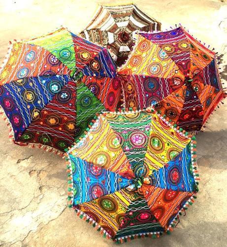 Luxury Indian Wedding Handicraft Umbrellas