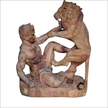 Wooden Warrior Sculptures
