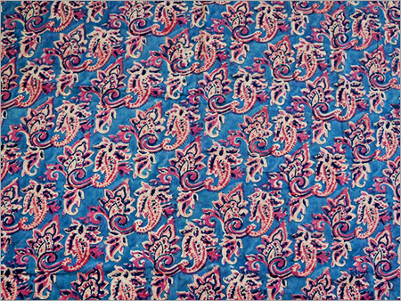 Voile Block Printed