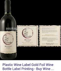 Wine Bottle Label