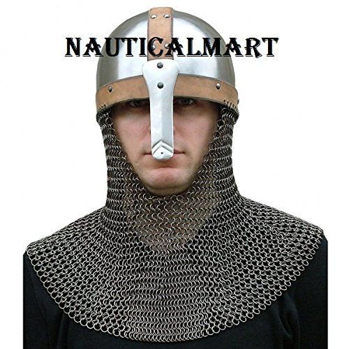 Medieval Armor Spangenhelm Norman Helmet With Aventail