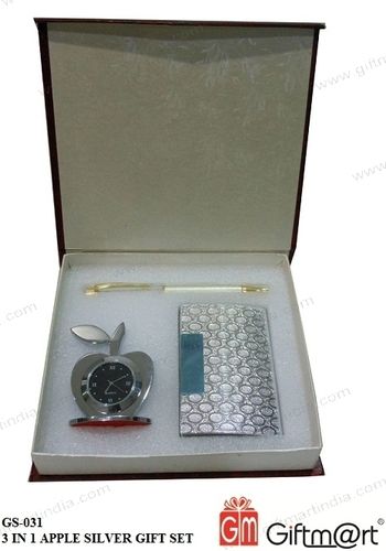 Apple Silver Gift Set