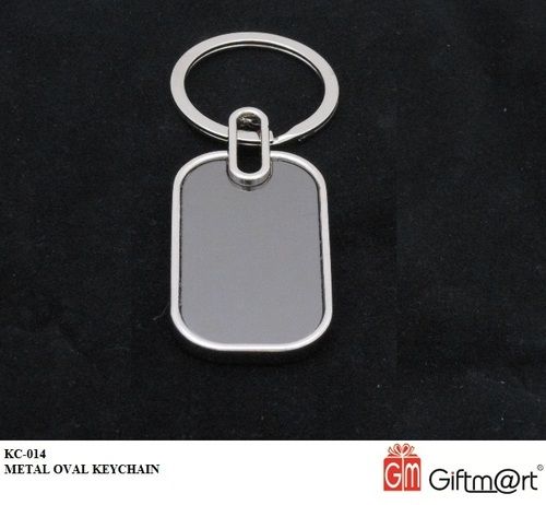 Kc-014-Metal Oval Keychain.