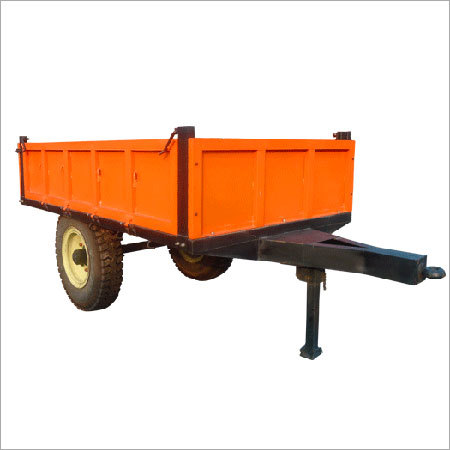 Non Tipping Trailer - Heavy-Duty Hub, Axle, and Bearings | High Load Bearing Capacity, Flexibility of Loading and Unloading, Negligible Maintenance