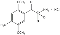2,5-Dimethoxy-4-methylphenethylamine-13C,D3 hydrochloride solution