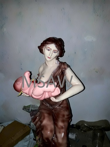 Mother Feeding Baby Model