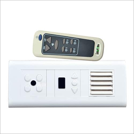 White Remote Control Switch For 4 Light + 1 Fan + Led Light