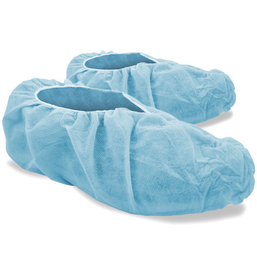 Shoe Covers - Non-Woven Fabric, Various Sizes, Light Blue, 0.03 mm Thickness | Comfortable Fit, Durable Material, Convenient Packaging, Hygiene Protection, Easy to Use