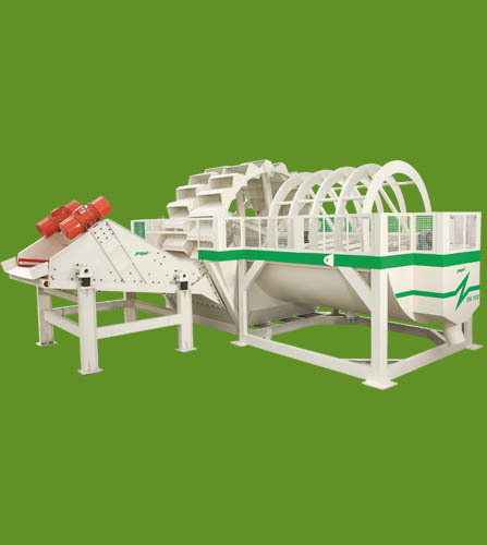 Sand Washer with Dewatering Screen