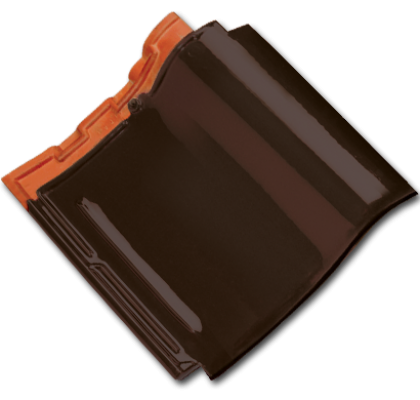 M Class Roof Tile Dark Brown Glossy