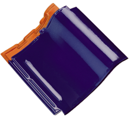 M Class Roof Tile Purple Blue Glossy
