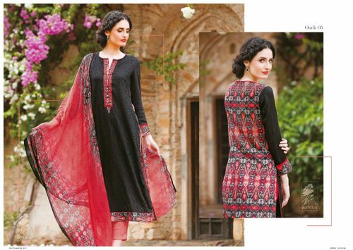 Sahiba Dira Satin Base Aari Embroidery Suit