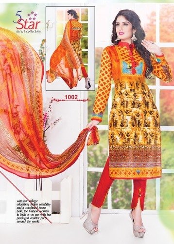 5 Star Pure Cotton Satin Suit