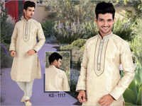 Cream Mens Ethnic Wear