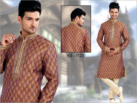 Coffee Designer Kurta Pyjama