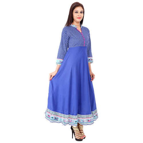 Ladies Rayon Anarkali Kurti