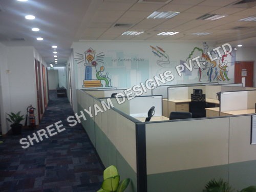 Office Interior Design - Modular Metal and Wood Structure for Three Floors, Modern Design with Custom Space Planning, Customer Satisfaction and Reliable Execution