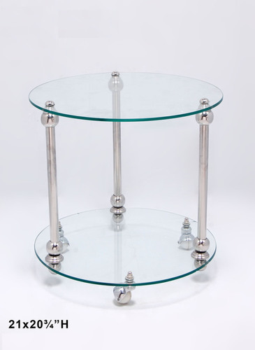 Glass Round Table