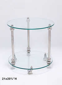 Glass Round Table