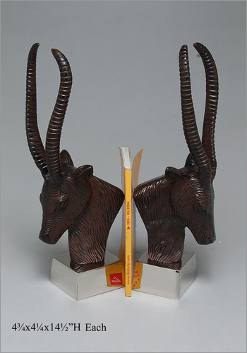 ALUMINIUM BOOK ENDS