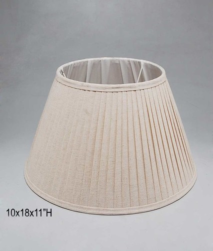 Cotton and Metal Lamp Shades