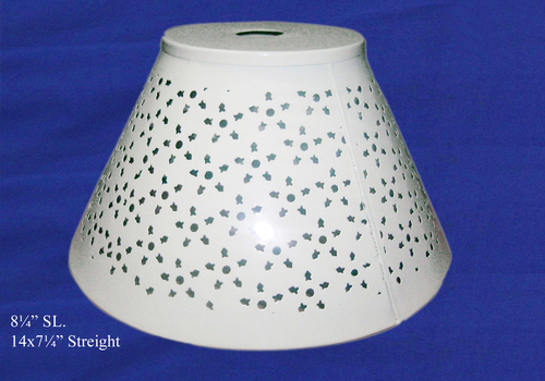 Cotton and Metal Lamp Shades