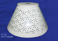 Cotton and Metal Lamp Shades
