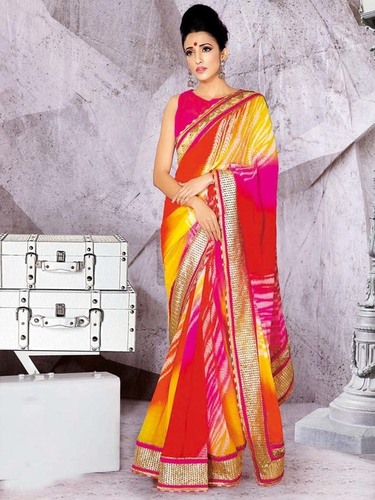 Multicolor Saree