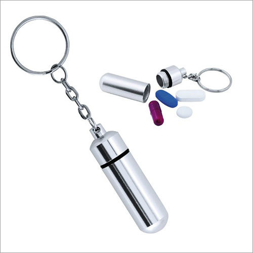 Pillbox Keychain