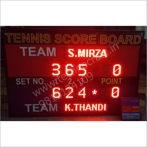 LED Tennis Scoreboards
