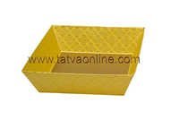 Large Yellow Color Square Tray
